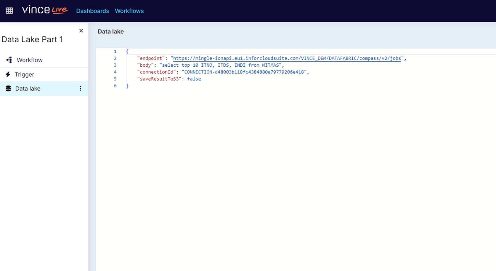 Data Lake - Activate component settings-1