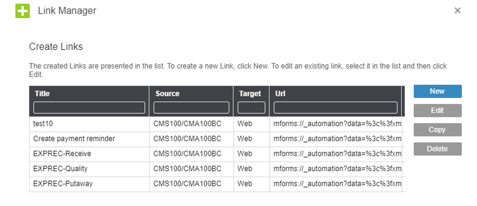 link manager m3 CMS100 CMA 100BC