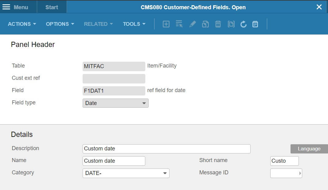 Infor M3 – Custom fields are here to help