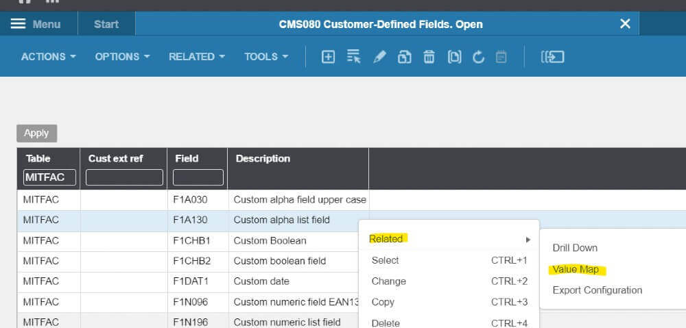 Infor M3 – Custom fields are here to help