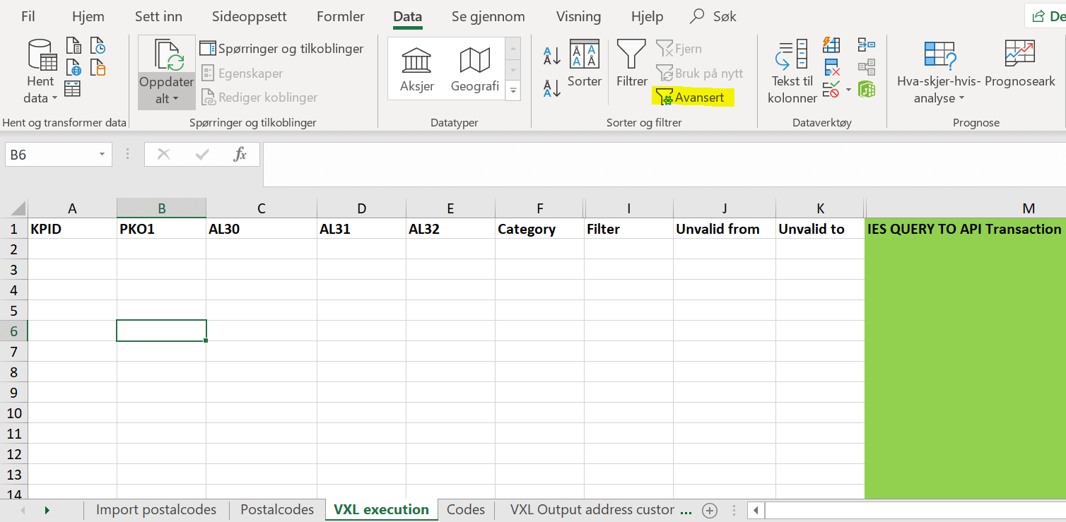 Vince Excel in action – Correcting Postal Codes