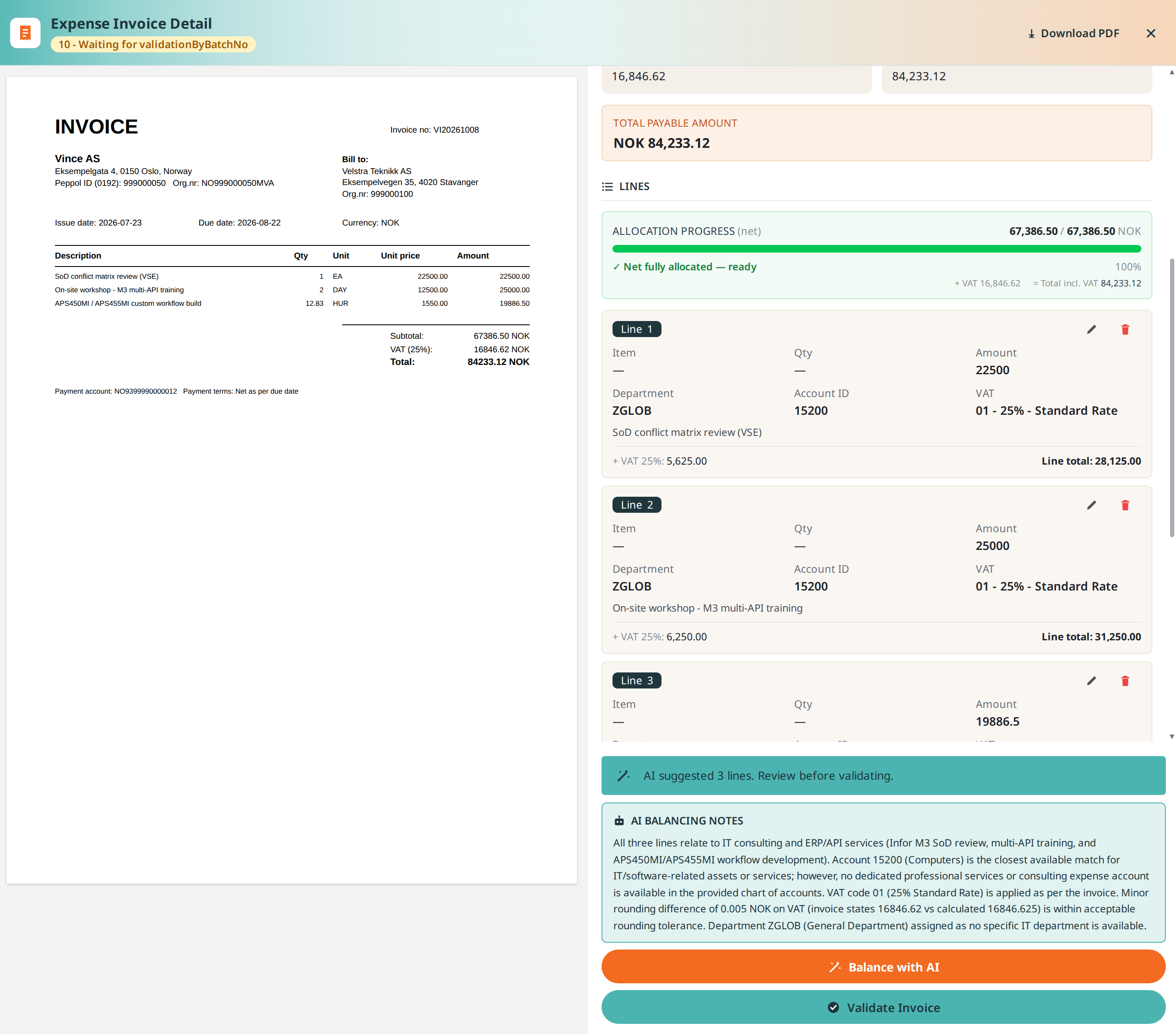 invoice