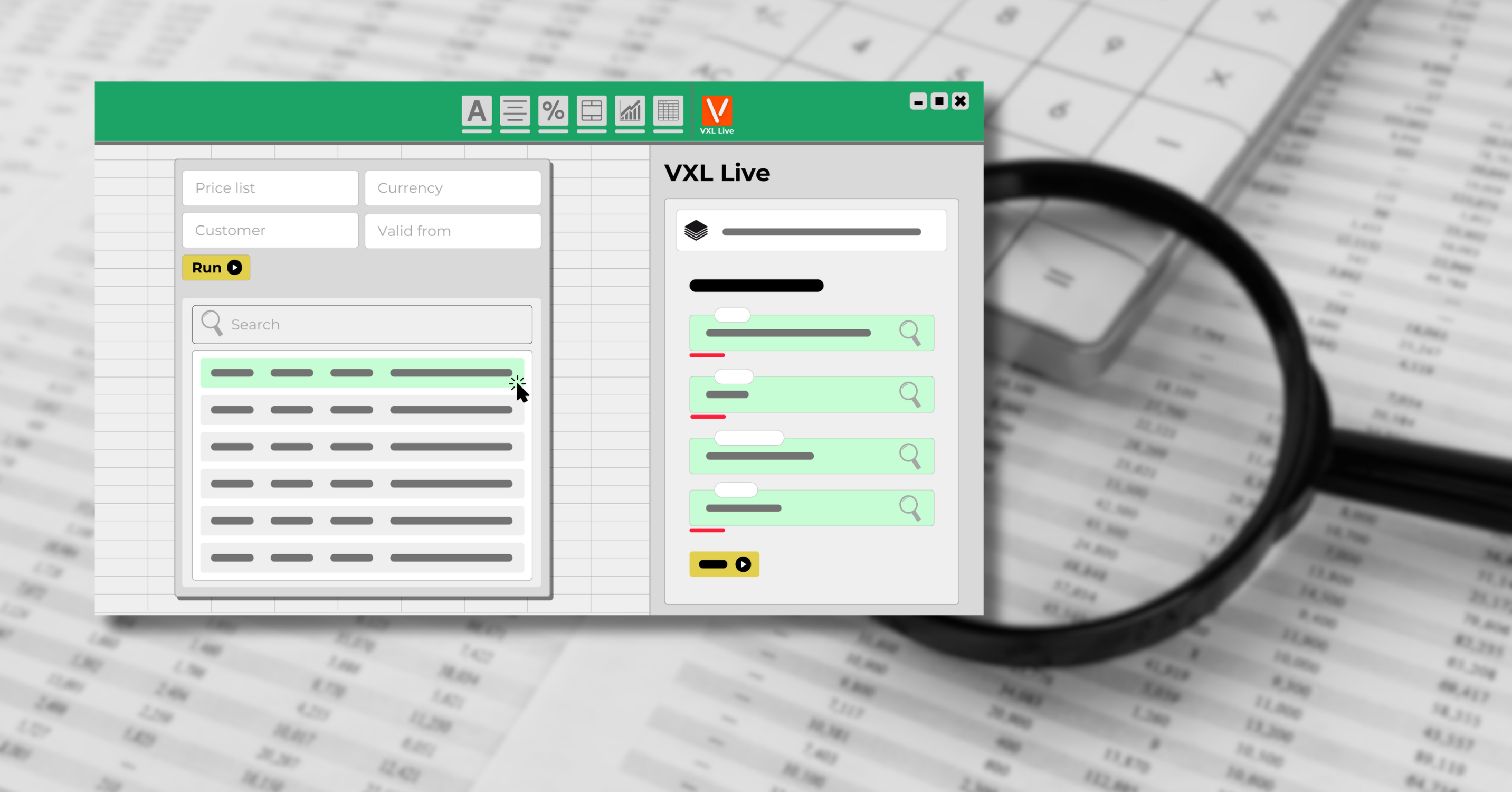 The fastest way to find the right input data in VXL